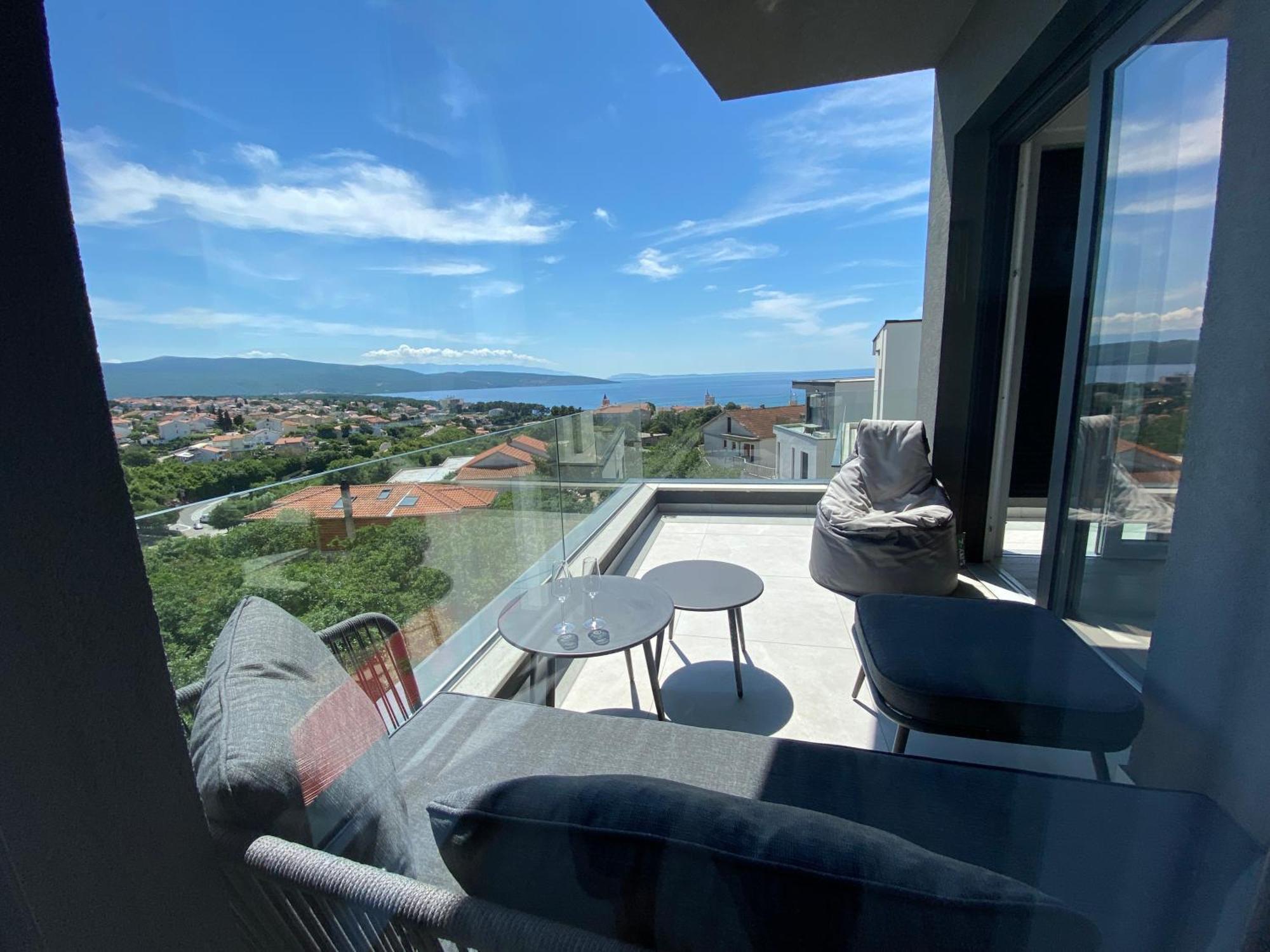 4Star Seaview Penthouse Krk Leilighet Krk Town Eksteriør bilde